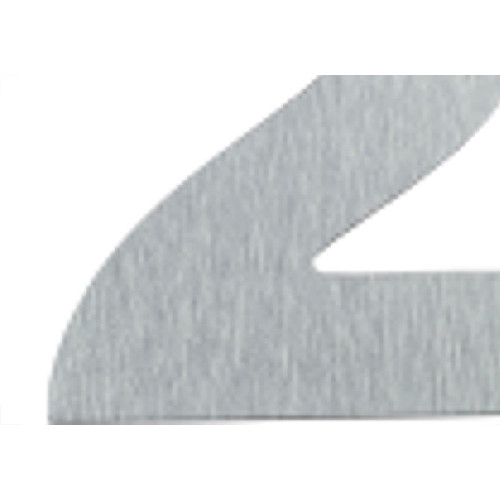 Numero Residencial Atlas Escovado No.2 - 12,5Cm