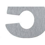 Numero Residencial Atlas Escovado No.5 - 12,5Cm