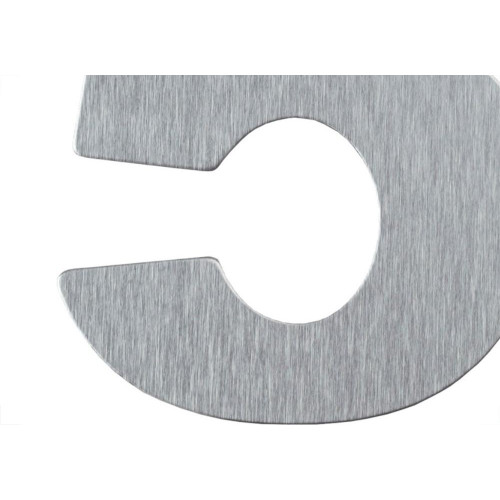 Numero Residencial Atlas Escovado No.5 - 12,5Cm