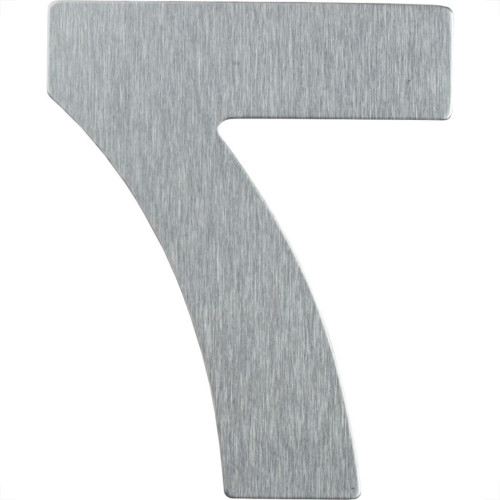 Numero Residencial Atlas Escovado No.7 - 12,5Cm