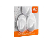 Gancho Adesivo Atlas Primafer Branco 1,0Kg Com 03 Pecas