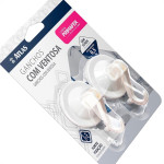 Gancho Ventosa Atlas Primafer Branco 0,5Kg Com 2 Pecas