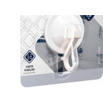 Gancho Ventosa Atlas Primafer Branco 1,0Kg Com 01 Peca