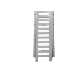 Grelha Plastica Reforcada Linear Estrela Com Porta Grelha 10X50Cm Branca - 1700
