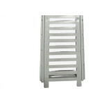 Grelha Plastica Reforcada Linear Estrela Com Porta Grelha 15X50Cm Branca - 1639