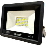 Refletor De Led Opalux 50W. 6500K. 4000Lm Ip66 Preto Bivolt - 504