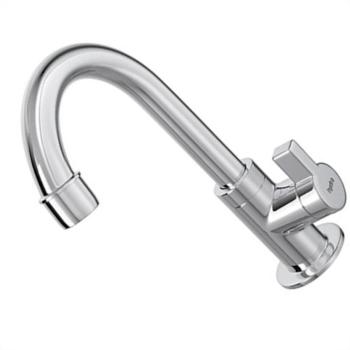 Torneira Bica Movel Pia Mesa Abs Hydraplus Plastica Metalizada - 1/4 De Volta