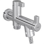 Torneira Maquina De Lavar/Tanque Abs Hydraplus 1/2'' E 3/4'' Metalizada 1/4 De Volta - 1155