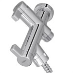 Torneira Maquina De Lavar/Tanque Abs Hydraplus 1/2'' E 3/4'' Metalizada 1/4 De Volta - 1155