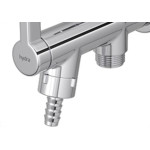 Torneira Maquina De Lavar/Tanque Abs Hydraplus 1/2'' E 3/4'' Metalizada 1/4 De Volta - 1155