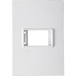 Placa Conjunto Modular Ilumi Vivaz 4X2 - 1 Modulo Horizontal + Suporte 76070