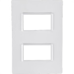 Kit C/2 - Placa Conjunto Modular Ilumi Vivaz 4X2 - 2 Modu...