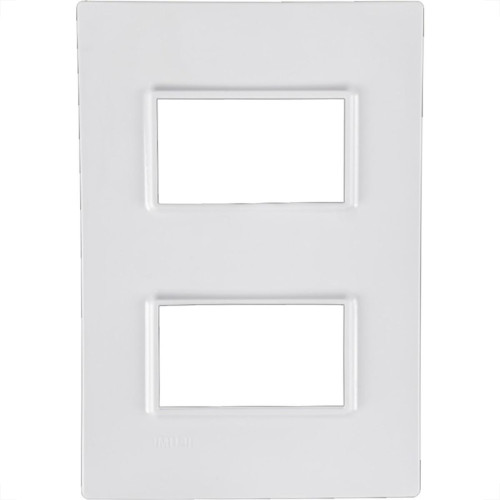 Kit C/2 - Placa Conjunto Modular Ilumi Vivaz 4X2 - 2 Modu...