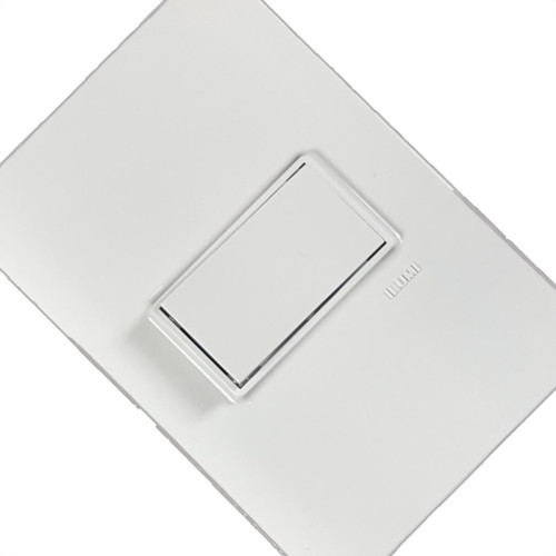 Kit C/3 - Conjunto Ilumi Vivaz Branco Com Placa 1 Simples...