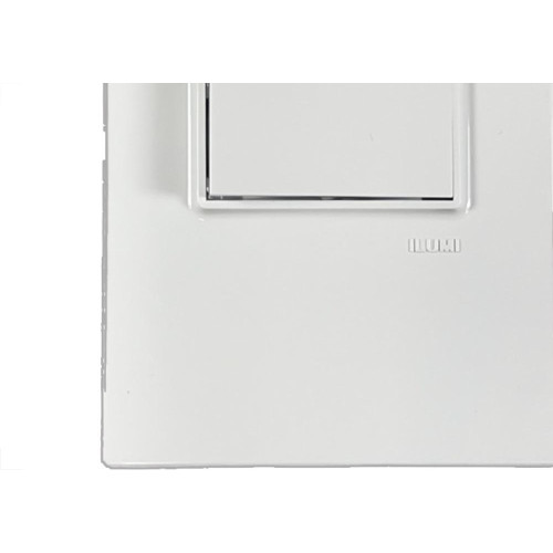 Kit C/3 - Conjunto Ilumi Vivaz Branco Com Placa 1 Simples...