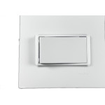 Kit C/2 - Conjunto Ilumi Vivaz Branco Com Placa 2 Simples...