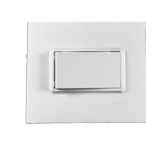 Kit C/2 - Conjunto Ilumi Vivaz Branco Com Placa 2 Simples...