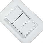 Kit C/2 - Conjunto Ilumi Vivaz Branco Com Placa 3 Simples...