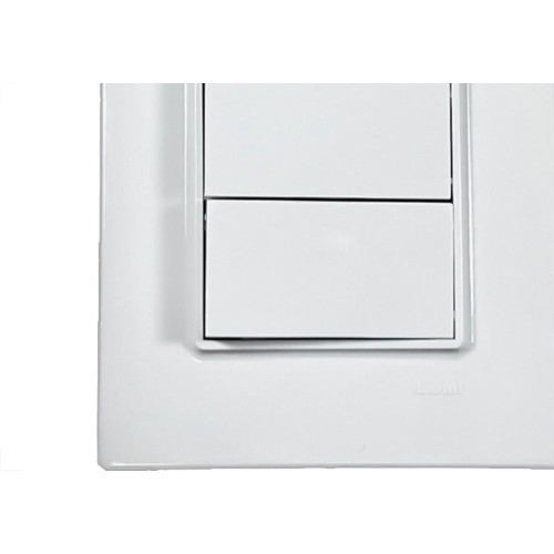 Kit C/2 - Conjunto Ilumi Vivaz Branco Com Placa 3 Simples...