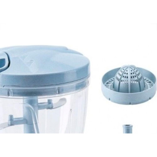 Processador De Alimentos Manual Globalmix Magic Mixer 3X1 Azul Gh404