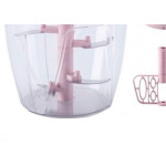 Processador De Alimentos Manual Globalmix Magic Mixer 3X1 Rosa Gh405