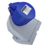 Tomada Industrial Sobrepor Tramontina 2 Polos+Terra 220V. A 250V. 16A - 56255/330