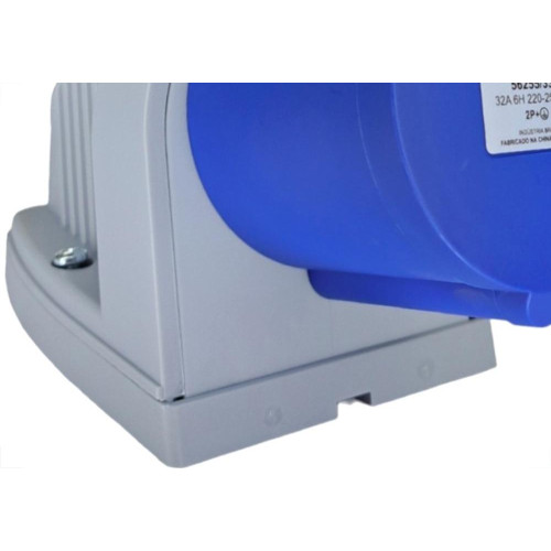 Tomada Industrial Sobrepor Tramontina 2 Polos+Terra 220V. A 250V. 32A - 56255/335