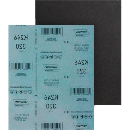 Lixa Ferro Norton 320 - Kit C/50 Folhas