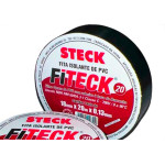 Fita Isolante Steck Fiteck 20M Preta - Kit C/10 Pecas