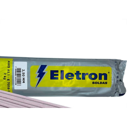 Eletrodo Eletron E-7018-1 - 2,5Mm - Caixa - Kit C/2 Kilos