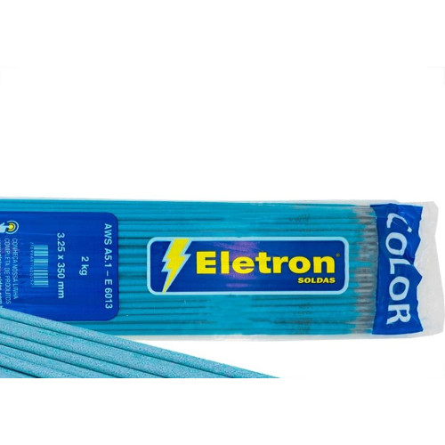 Eletrodo Eletron Carbono E-6013 - Azul 3,25Mm - Caixa - Kit C/2 Kilos