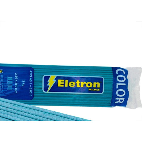 Eletrodo Eletron Carbono E-6013 - Azul 2,50Mm - Caixa - Kit C/2 Kilos