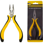 Alicate Mini Eda 4.1/2'' Bico Meia Cana Reto Profissional - 7Ze