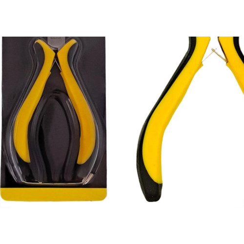 Alicate Mini Eda 4.1/2'' Bico Meia Cana Reto Profissional - 7Ze