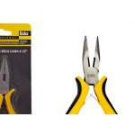 Alicate Mini Eda 4.1/2'' Bico Meia Cana Reto Profissional - 7Ze