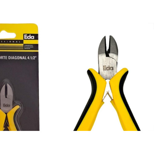 Alicate Mini Eda 4.1/2'' Corte Diagonal Profissional - 7Zf