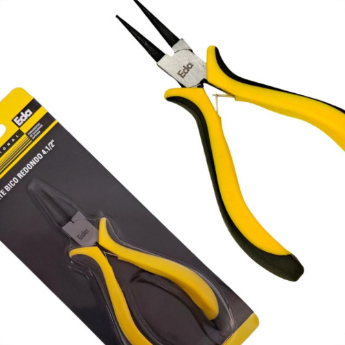 Alicate Mini Eda 4.1/2'' Bico Redondo Profissional - 7Zi