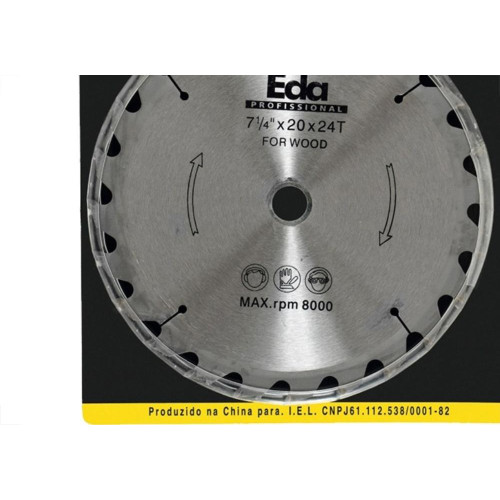 Serra Circular Widea Eda 7.1/4X24 Dentes X20Mm - 7Ha