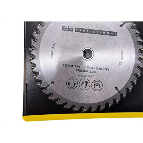Serra Circular Widea Eda 7.1/4X40 Dentes X20Mm - 8Mx