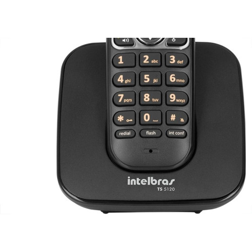 Telefone Sem Fio Intelbras - Ts5120 Preto