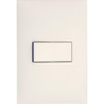 Conjunto Pial Plus+ Branco Com Placa 1 Paralelo - 611111Bc