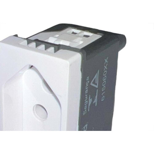 Modulo Pial Plus+ 1 Tomada 20A. Branca Borne Parafuso - 615060Bc