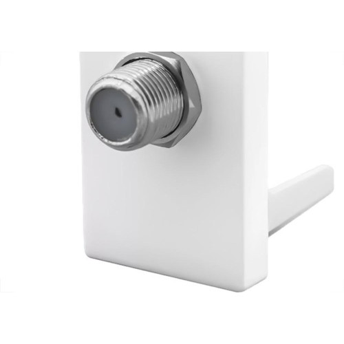 Modulo Pial Plus+ 1 Tomada Coaxial Branca - 615030Bc