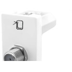 Modulo Pial Plus+ 1 Tomada Coaxial Branca - 615030Bc