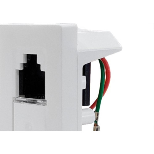 Modulo Pial Plus+ 1 Tomada Rj11 - 2 Fios Branco - 615011Bc