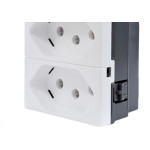 Modulo Pial Plus+ 3 Tomadas 10A. Branca - 615043Bc