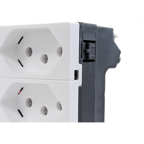 Modulo Pial Plus+ 3 Tomadas 10A. Branca - 615043Bc