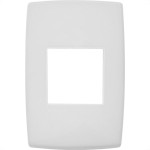 Placa Pial Plus+ Branca 4X2 - 2 Modulos - 618502Bc