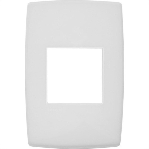 Placa Pial Plus+ Branca 4X2 - 2 Modulos - 618502Bc
