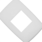 Placa Pial Plus+ Branca 4X2 - 2 Modulos - 618502Bc
